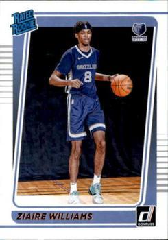 #248 Ziaire Williams - Memphis Grizzlies - 2021-22 Donruss Basketball
