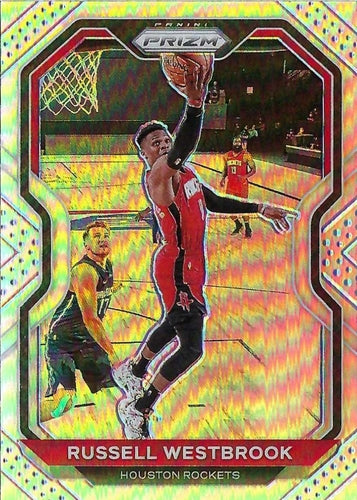 #248 Russell Westbrook - Houston Rockets - 2020-21 Panini Prizm - Silver Prizms Basketball