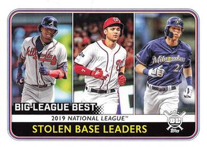 #248 Ronald Acuña Jr. / Trea Turner / Christian Yelich - Atlanta Braves / Washington Nationals / Milwaukee Brewers - 2020 Topps Big League Baseball