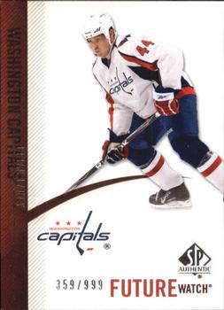 #248 Brian Fahey - Washington Capitals - 2010-11 SP Authentic Hockey