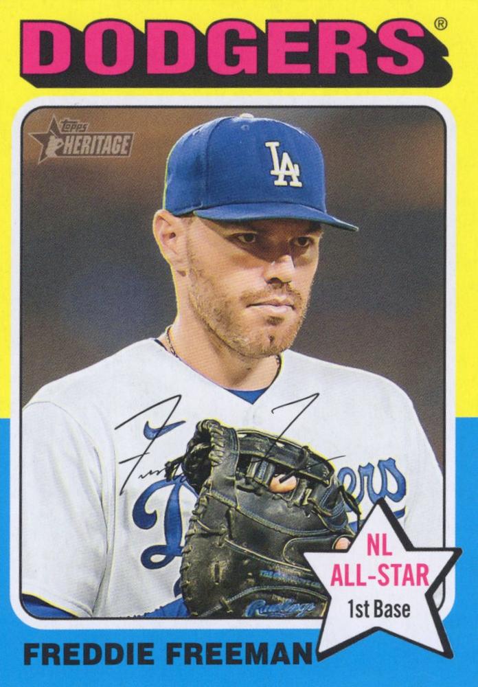 #248b Freddie Freeman - Los Angeles Dodgers - 2024 Topps Heritage Baseball