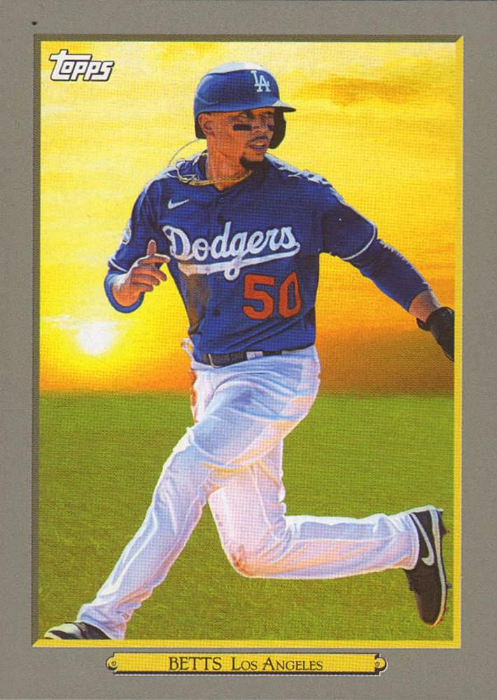 #TR-5 Mookie Betts - Los Angeles Dodgers - 2020 Topps Update - Turkey Red 2020 Baseball