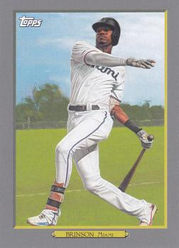 #TR-19 Lewis Brinson - Miami Marlins - 2020 Topps Update - Turkey Red 2020 Baseball