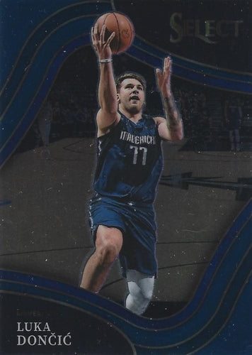 #249 Luka Doncic - Dallas Mavericks - 2021-22 Panini Select - Blue Basketball