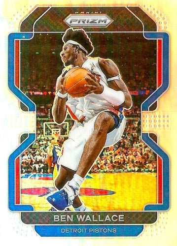 #249 Ben Wallace - Detroit Pistons - 2021-22 Panini Prizm - Silver Basketball