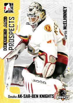 #249 Curtis McElhinney - Omaha Ak-Sar-Ben Knights - 2005-06 In The Game Heroes and Prospects Hockey