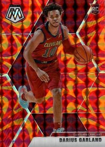 #249 Darius Garland - Cleveland Cavaliers - 2019-20 Panini Mosaic - Reactive Orange Basketball