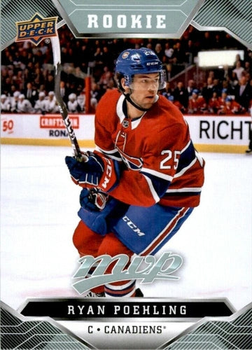 #249 Ryan Poehling - Montreal Canadiens - 2019-20 Upper Deck MVP Hockey