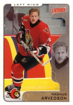 #249 Magnus Arvedson - Ottawa Senators - 2001-02 Upper Deck Victory Hockey