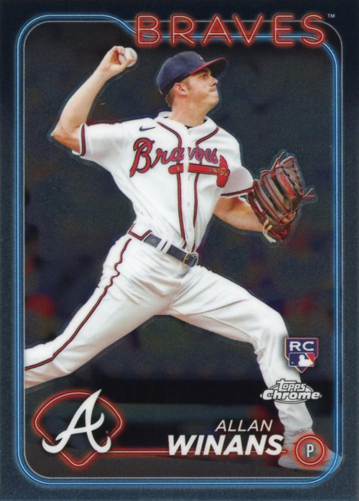 #249 Allan Winans - Atlanta Braves - 2024 Topps Chrome Baseball