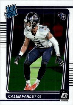 #249 Caleb Farley - Tennessee Titans - 2021 Donruss Optic Football