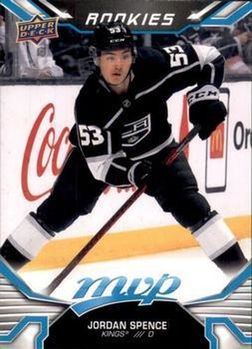#249 Jordan Spence - Los Angeles Kings - 2022-23 Upper Deck MVP Hockey
