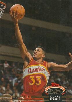 #249 Duane Ferrell - Atlanta Hawks - 1992-93 Stadium Club Basketball