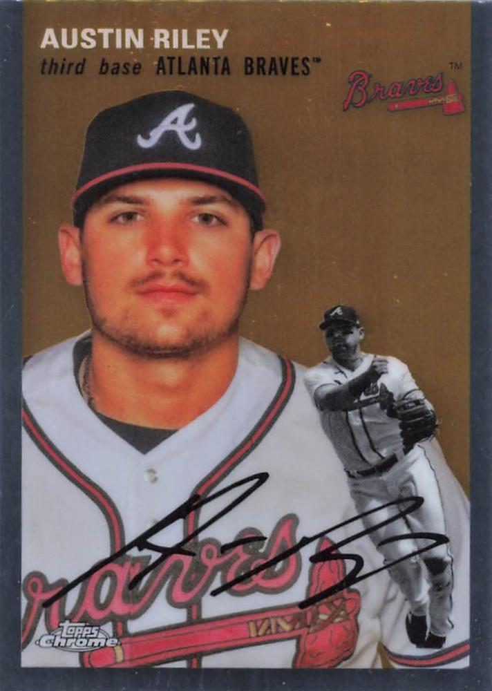 #249 Austin Riley - Atlanta Braves - 2023 Topps Chrome Platinum Anniversary Baseball