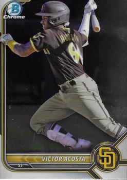 #BCP-249 Victor Acosta - San Diego Padres - 2022 Bowman - Chrome Prospects Baseball