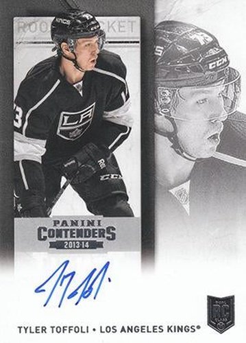 #249a Tyler Toffoli - Los Angeles Kings - 2013-14 Panini Contenders Hockey