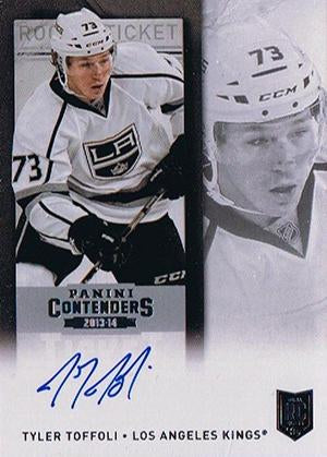 #249b Tyler Toffoli - Los Angeles Kings - 2013-14 Panini Contenders Hockey