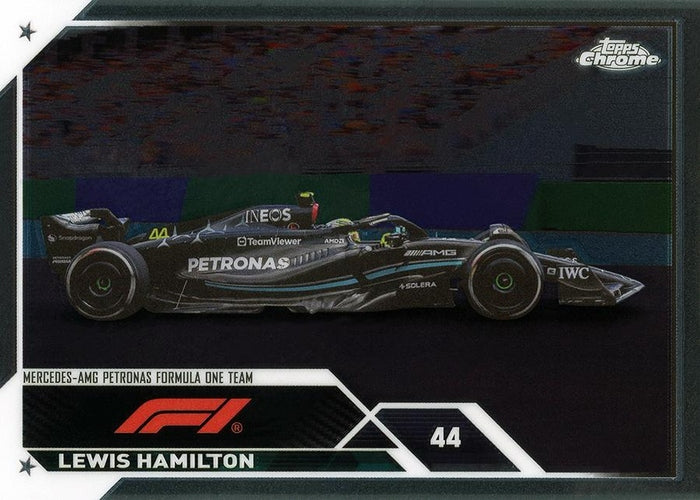 #24 Lewis Hamilton - Mercedes-AMG Petronas Formula One Team - 2023 Topps Chrome Formula 1 Racing