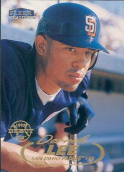 #24 Derrek Lee - San Diego Padres - 1998 Fleer Tradition Baseball