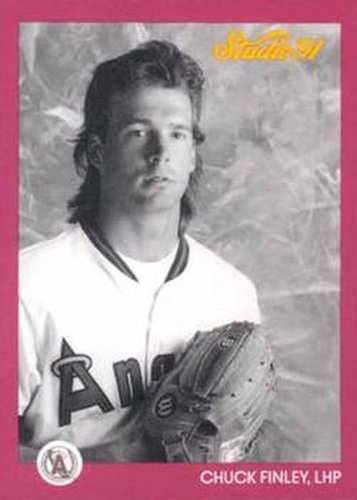 #24 Chuck Finley - California Angels - 1991 Studio Baseball