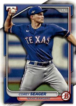 #24 Corey Seager - Texas Rangers - 2024 Bowman Baseball