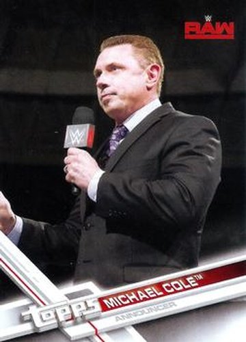 #24 Michael Cole - 2017 Topps WWE Wrestling
