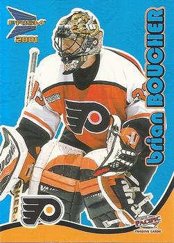 #24 Brian Boucher - Philadelphia Flyers - 2000-01 Pacific Prism McDonald's - Blue Hockey
