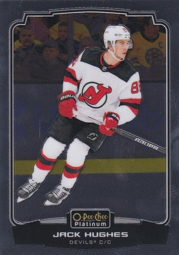 #24 Jack Hughes - New Jersey Devils - 2022-23 O-Pee-Chee Platinum Hockey