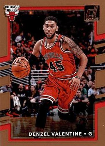 #24 Denzel Valentine - Chicago Bulls - 2017-18 Donruss Basketball
