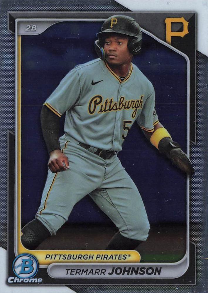 #BCP-24 Termarr Johnson - Pittsburgh Pirates - 2024 Bowman - Chrome Prospects Baseball