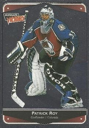 #24 Patrick Roy - Colorado Avalanche - 1999-00 Upper Deck Ultimate Victory Hockey