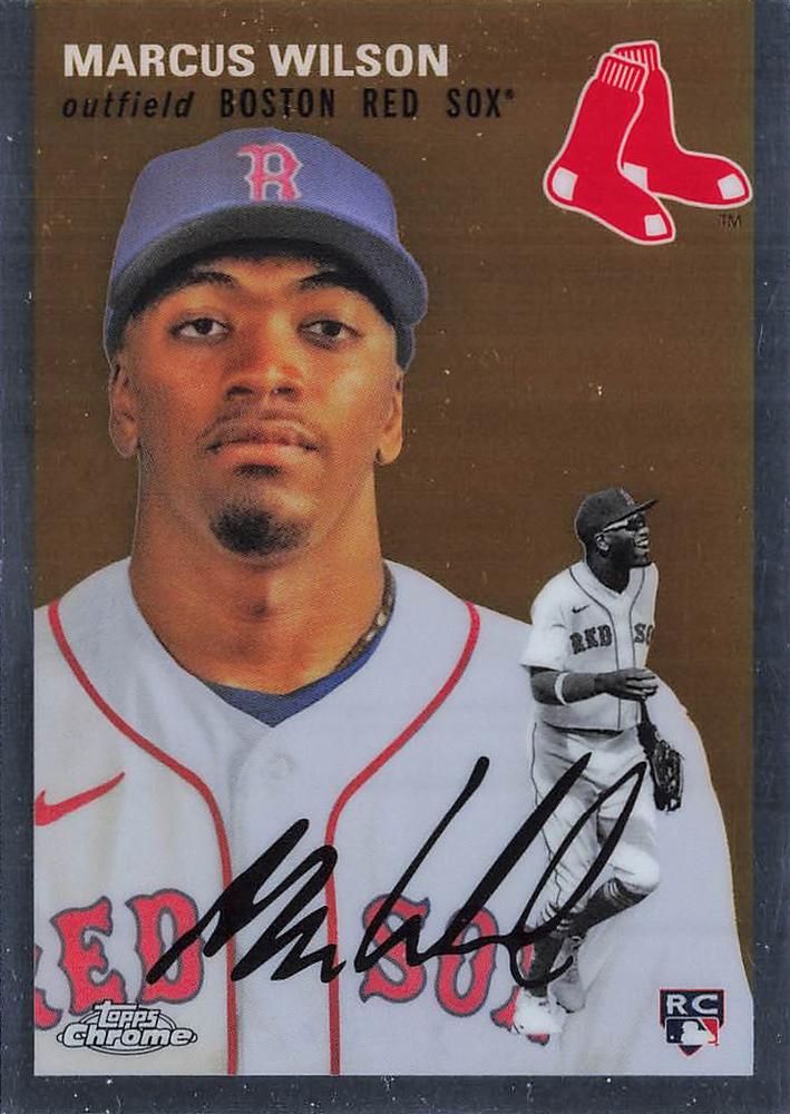 #24 Marcus Wilson - Boston Red Sox - 2023 Topps Chrome Platinum Anniversary Baseball