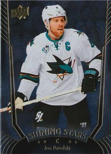 #SS-24 Joe Pavelski - San Jose Sharks - 2016-17 Upper Deck - Shining Stars Hockey