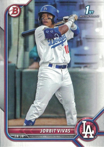 #BP-24 Jorbit Vivas - Los Angeles Dodgers - 2022 Bowman - Prospects Baseball