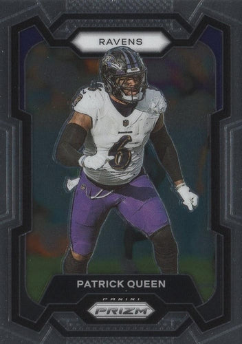 #24 Patrick Queen - Baltimore Ravens - 2023 Panini Prizm Football