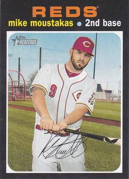 #24 Mike Moustakas - Cincinnati Reds - 2020 Topps Heritage Baseball