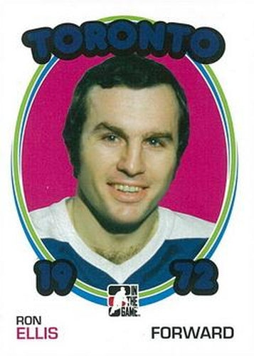 #24 Ron Ellis - Toronto Maple Leafs - 2009-10 In The Game 1972 The Year In Hockey