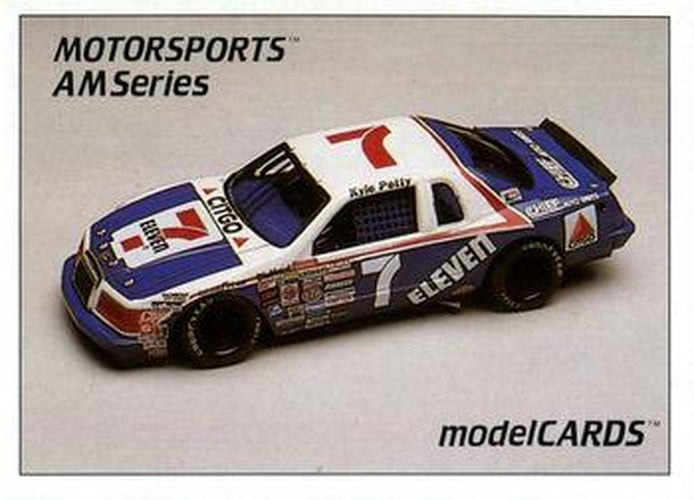 #24 Kyle Petty's Car - Wood Brothers Racing - 1992 Motorsports Modelcards AM Series Racing