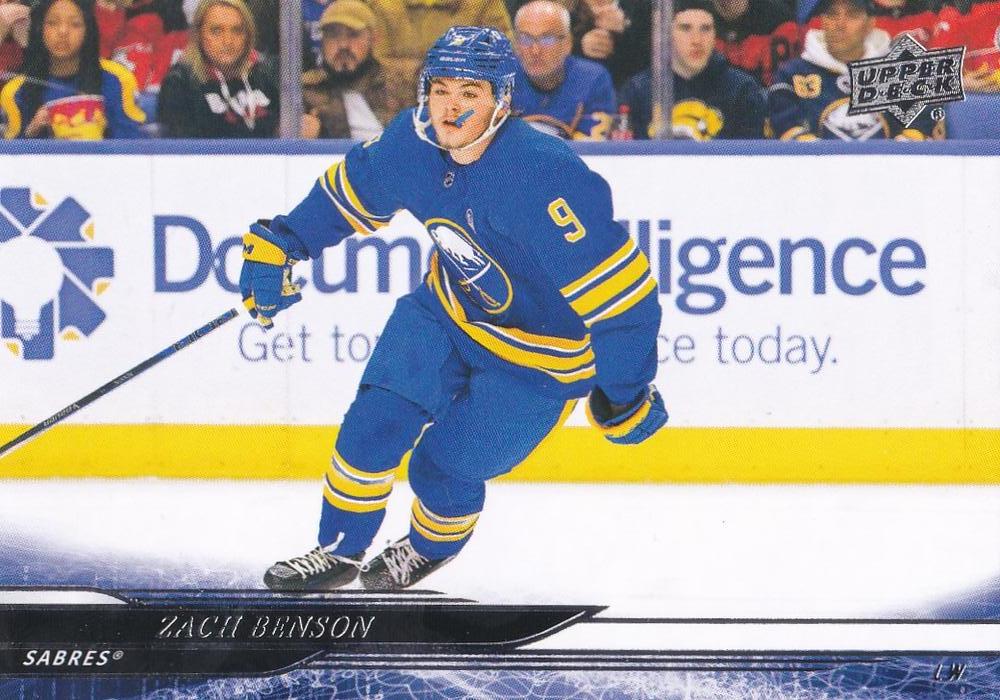 #24 Zach Benson - Buffalo Sabres - 2024-25 Upper Deck Hockey
