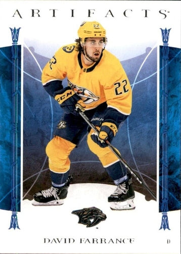 #24 David Farrance - Nashville Predators - 2022-23 Upper Deck Artifacts Hockey
