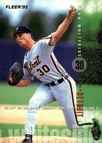 #U-24 Sean Whiteside - Detroit Tigers - 1995 Fleer Update Baseball