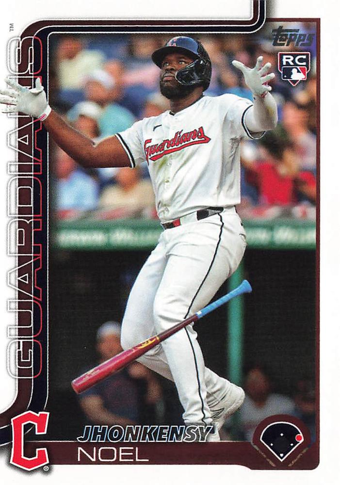 #24 Jhonkensy Noel - Cleveland Guardians - 2025 Topps Baseball
