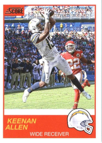 #24 Keenan Allen - Los Angeles Chargers - 2019 Score Football