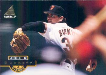 #24 John Burkett - San Francisco Giants - 1994 Pinnacle Baseball