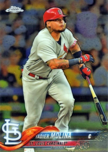 #24 Yadier Molina - St. Louis Cardinals - 2018 Topps Chrome Baseball