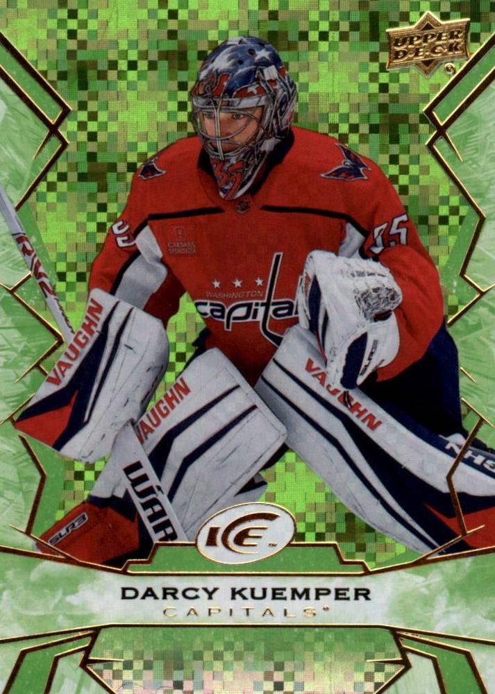 #24 Darcy Kuemper - Washington Capitals - 2022-23 Upper Deck Ice - Green Hockey