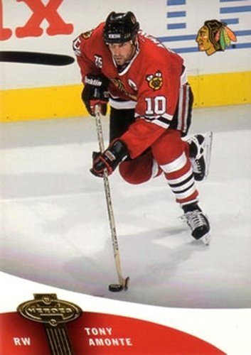 #24 Tony Amonte - Chicago Blackhawks - 2000-01 Upper Deck Heroes Hockey