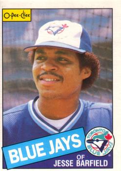 #24 Jesse Barfield - Toronto Blue Jays - 1985 O-Pee-Chee Baseball