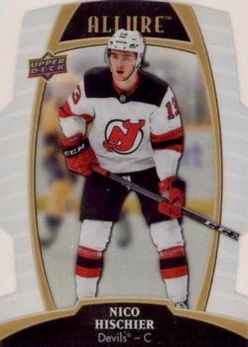 #24 Nico Hischier - New Jersey Devils - 2019-20 Upper Deck Allure - White Rainbow Hockey
