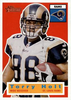 #24 Torry Holt - St. Louis Rams - 2001 Topps Heritage Football